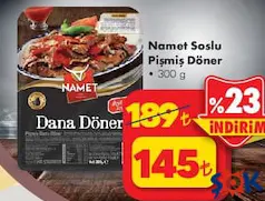 NAMET SOSLU PİŞMİŞ DÖNER 300 G fiyat ve kampanya bilgisi